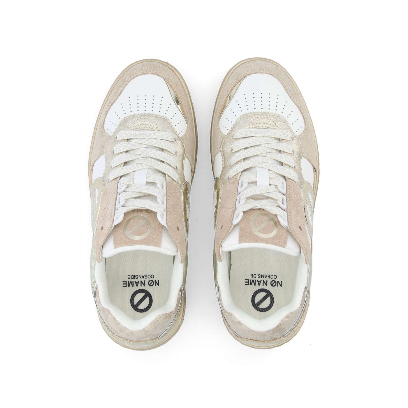 TYLER COURT W - NAPPA/SDE/STAMP - BIANCO SPORCO/ROSA CHIARO/ORO